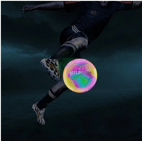 Fashion Reflective Cool Glowing Soccer Kids