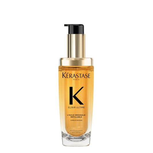 Kérastase NEW Elixir Ultime L'Huile Original Hair Oil, Hydrating Oil Serum to Smooth Frizz and Add Shine, With Wild Camellia, Strengthens and Provides Heat Protection, All Hair Types