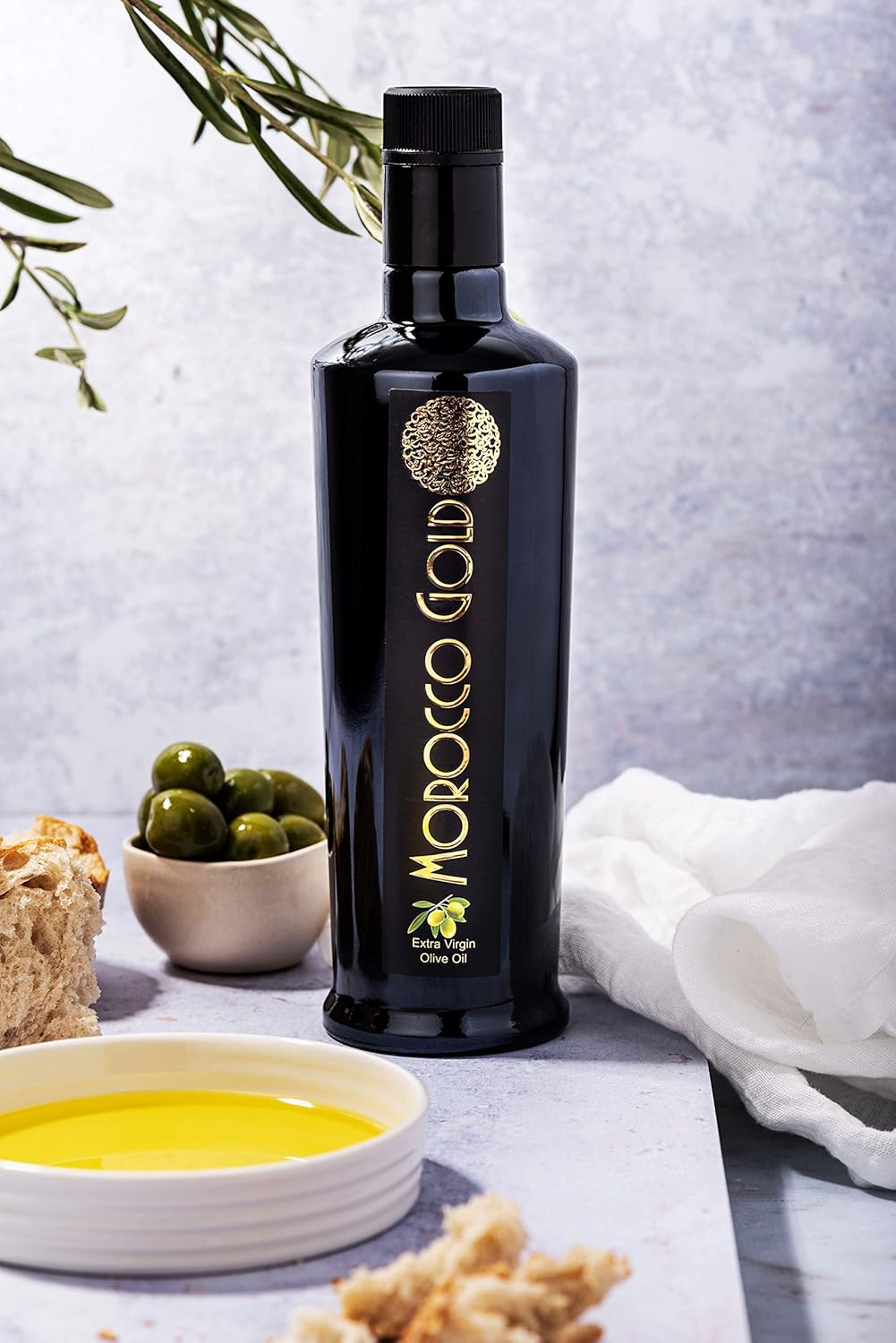 Morocco Gold Single Estate Extra Virgin Olive Oil, Unfiltered, Unblended, High in Polyphenols, Pure & Natural, 500ml