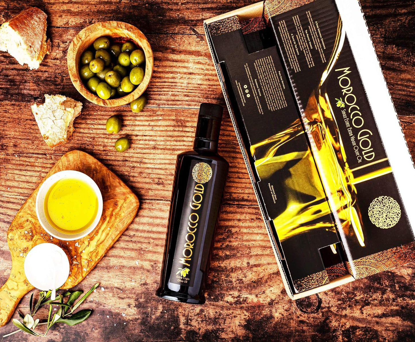 Morocco Gold Single Estate Extra Virgin Olive Oil, Unfiltered, Unblended, High in Polyphenols, Pure & Natural, 500ml