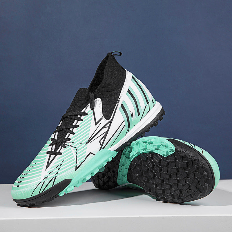 Male Teenager Student Competition Training Soccer Shoes